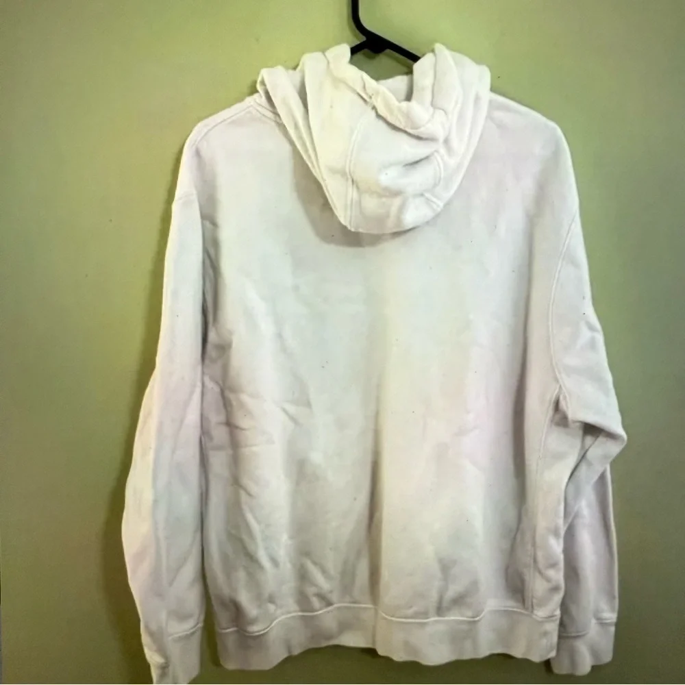 Nike Men's Classic White Hoodie size XL logo sports sweatshirt